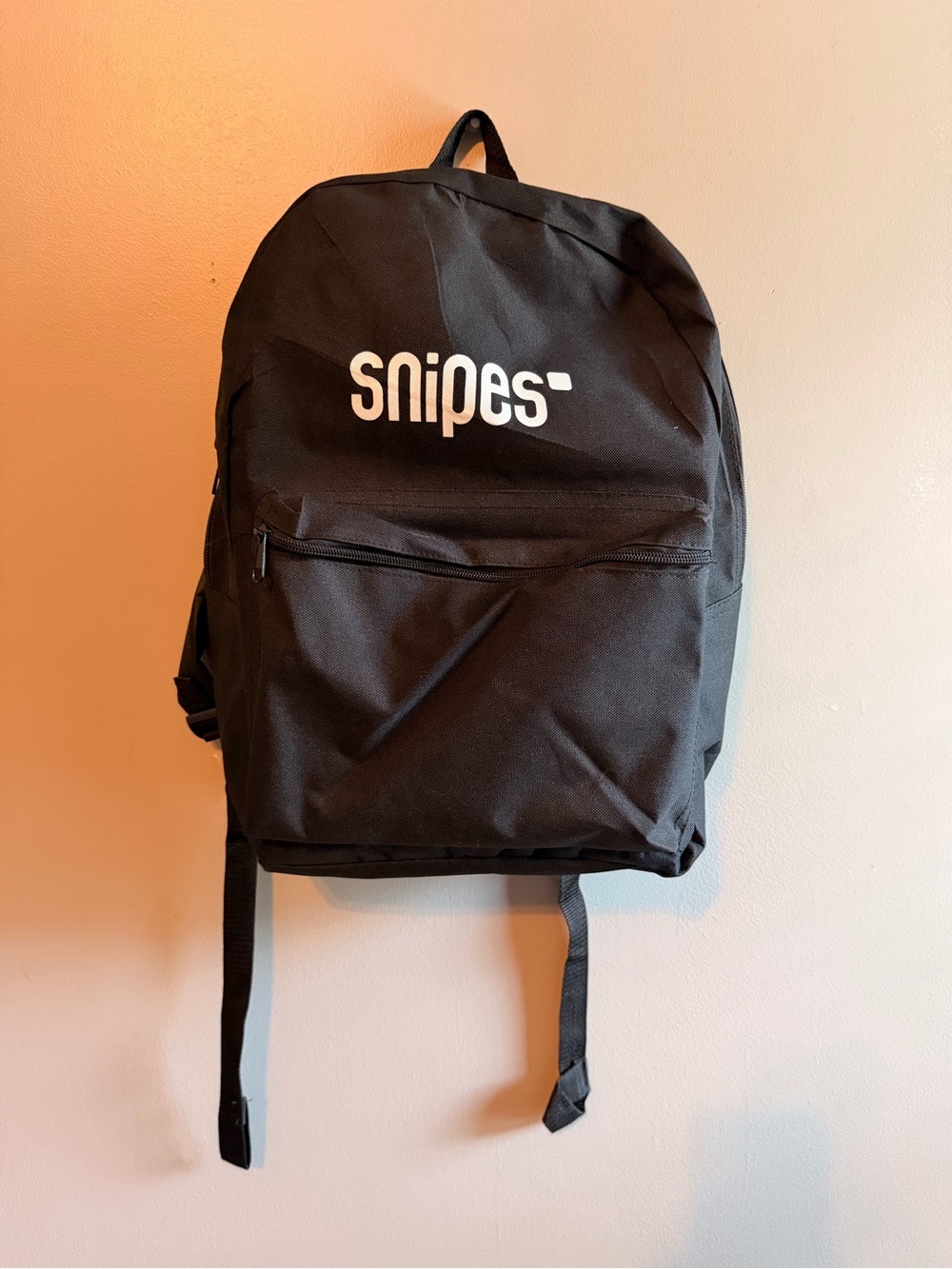 Black Men's Backpack - Classic Everyday Bag